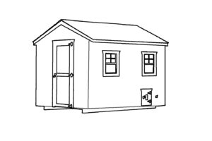 8 x 10 for 12 to 16 Chickens