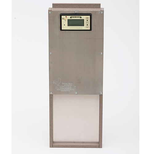 Automatic Chicken Door for Chicken Coop Room on Right – Electric