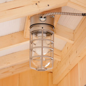 Electric Light with Light Switch & Outlet