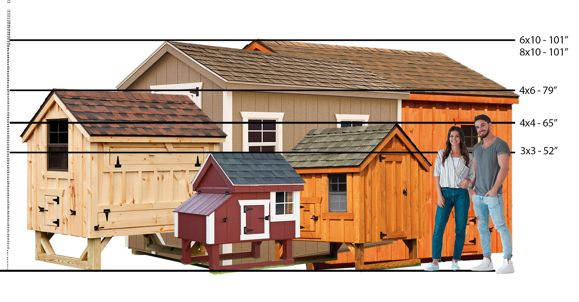 Amish-Chicken-Coop-Size-Chart-How-Big-3